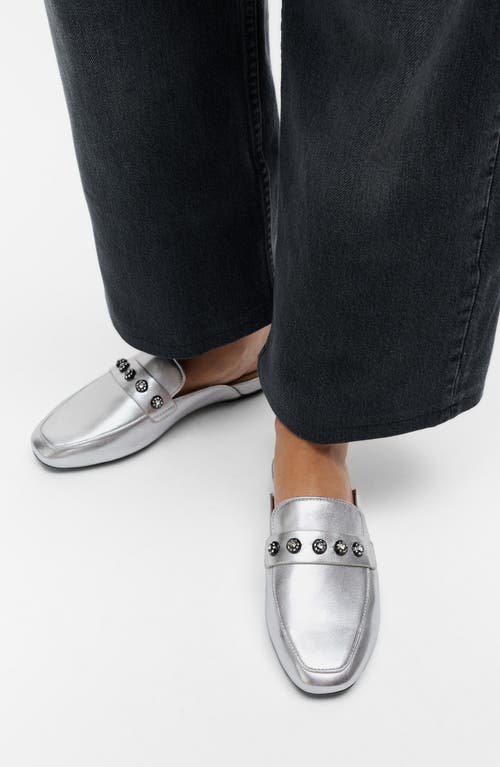 Shop Fitflop Delicato Loafer Mule In Silver