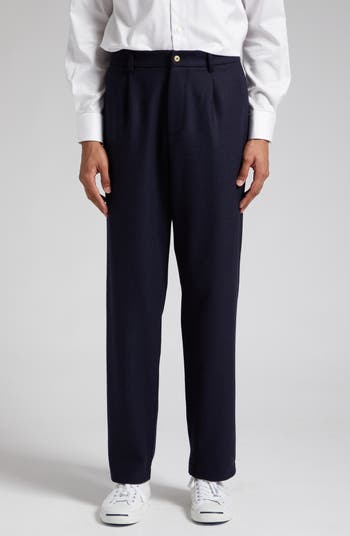 Pleated 2025 wool trousers