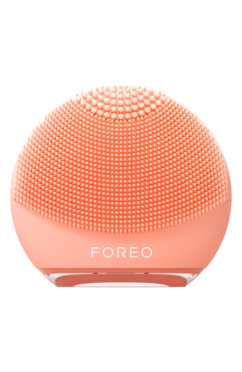 FOREO LUNA 4 go Facial Cleansing & Massaging Device in Peach Perfect