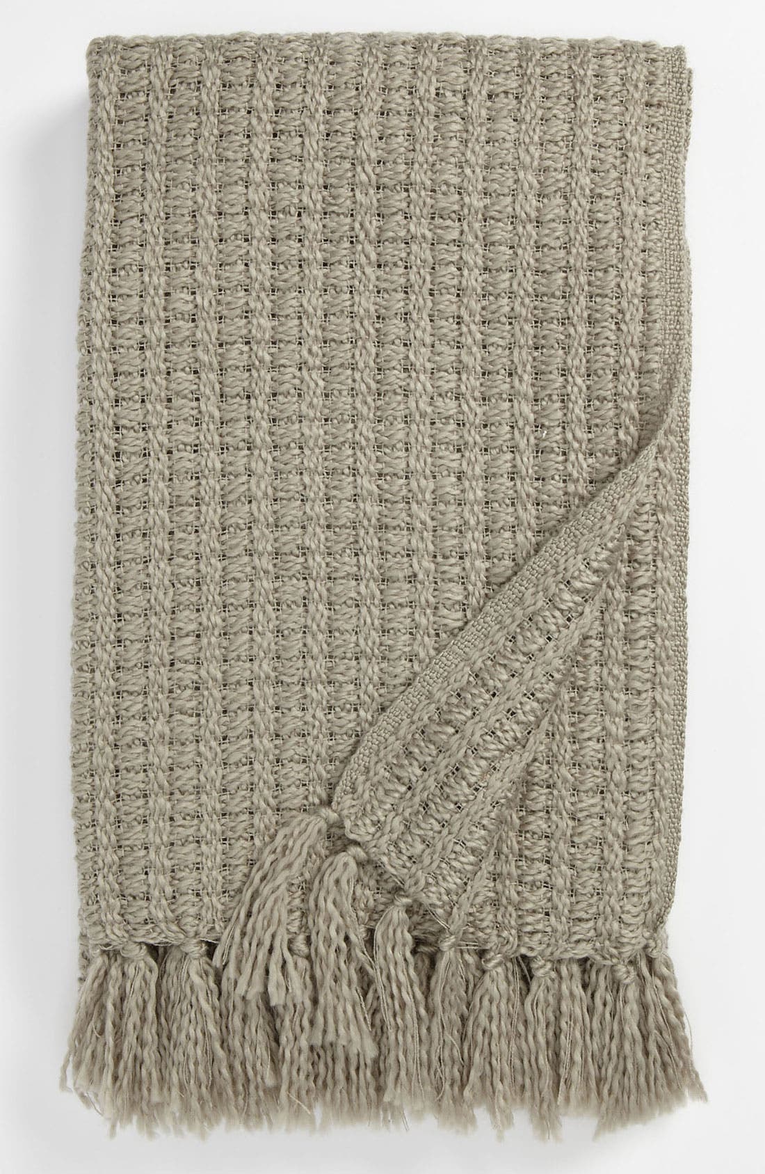 Nordstrom at Home Grid Knit Throw Nordstrom