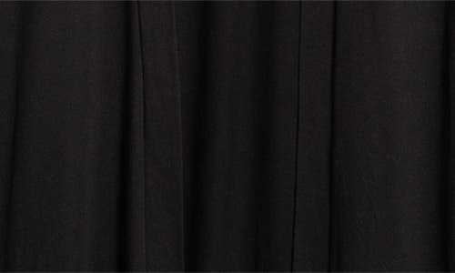24seven Comfort Apparel Open Front Long Vest In Black
