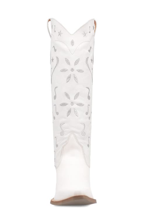 Shop Dingo Rhymin Knee High Western Boot In White