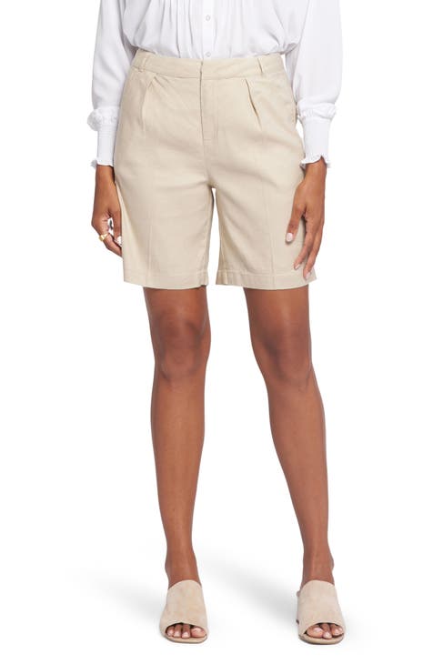 Women's Linen Blend Shorts