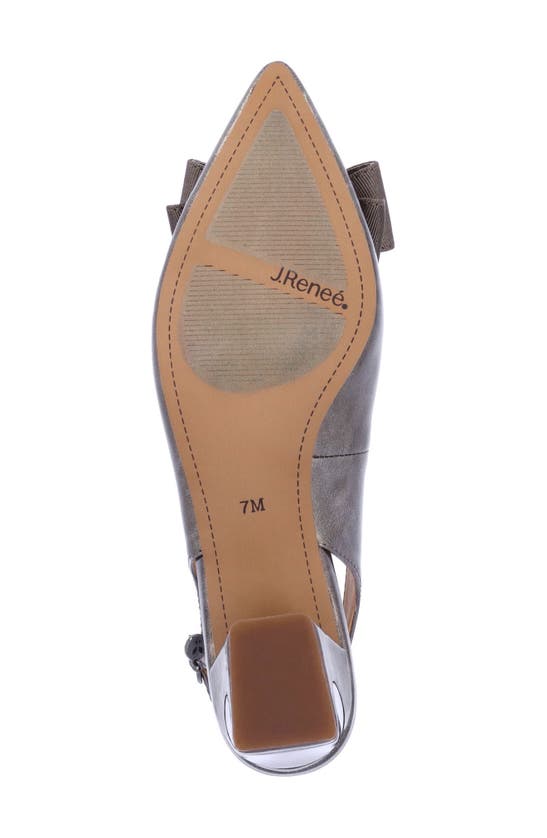 Shop J. Reneé Kimma Slingback Pointed Toe Pump In Dark Taupe