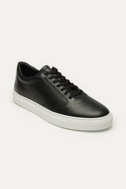 Want Les Essentiels De La Vie Want Les Essentiels Lennon 2.0 Smooth Leather Low Sneaker In Black