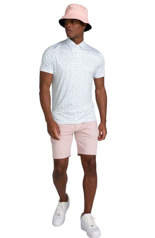 Shop Redvanly Ashby Performance Golf Polo In Bright White