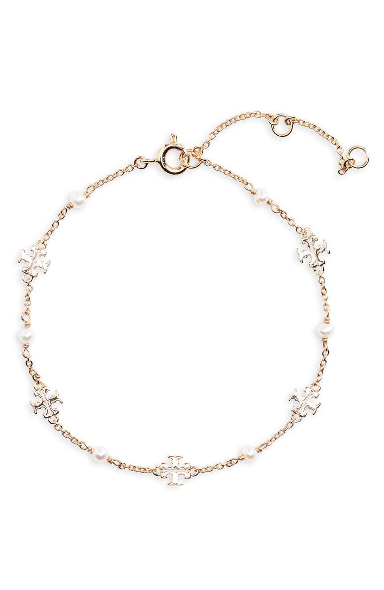 Tory Burch Kira Cultured Pearl Chain Bracelet | Nordstrom