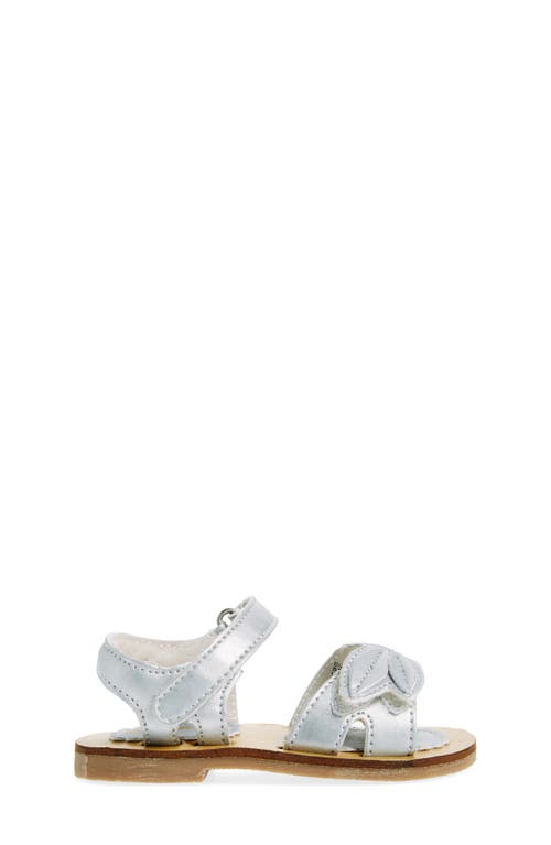 Shop L'amour Kids' Four Leaf Sandal In Silver