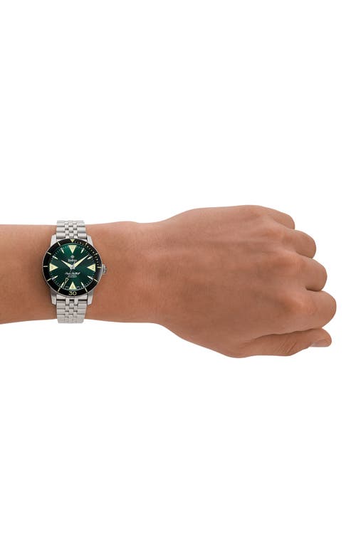 Zodiac Men's Super Sea Wolf Skin Diver Automatic Bracelet Watch, 39mm In Silver