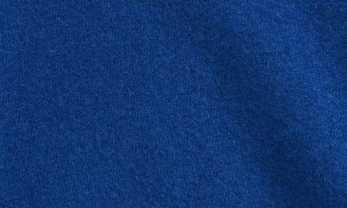 Moncler Kids' Embroidered Logo Virgin Wool Crewneck Sweater In Blue