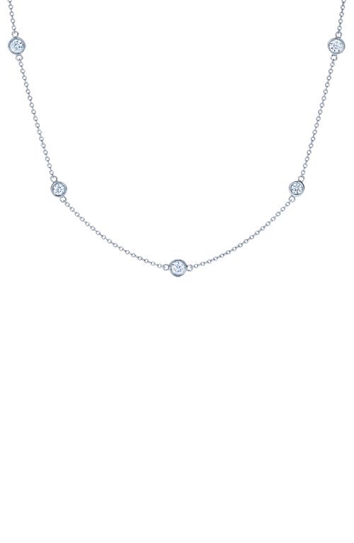 Kwiat Diamond Station Classic Necklace in 18K White Gold at Nordstrom