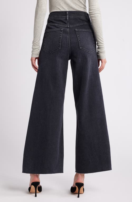 Shop Frame Le Palazzo Crop Wide Leg Jeans In Radio Raw After