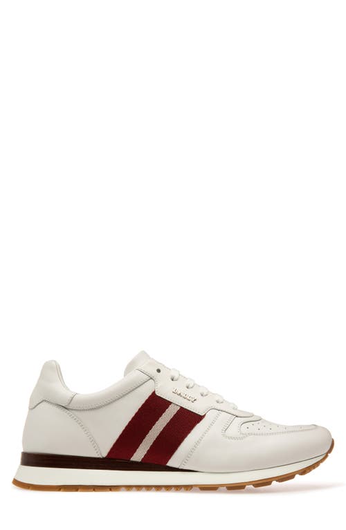 Bally Aseo Runner Sneaker In White/white
