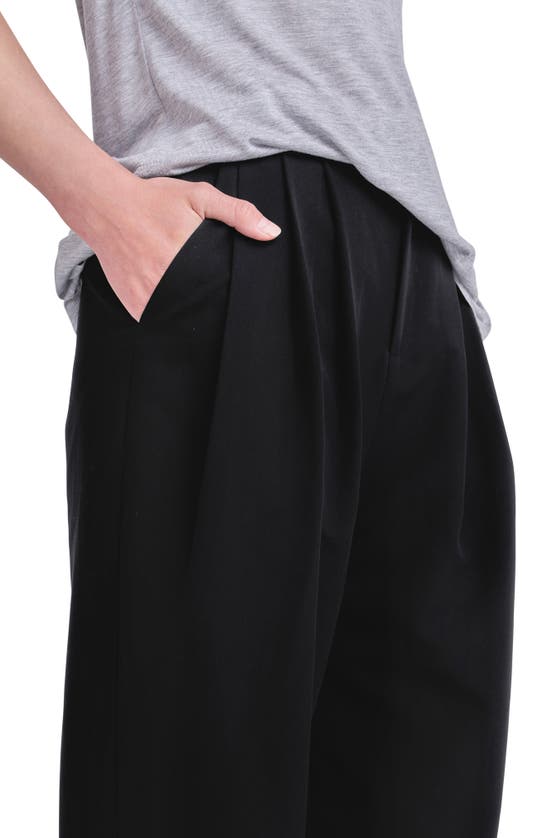 Grey Lab High Waist Balloon Trousers In Black