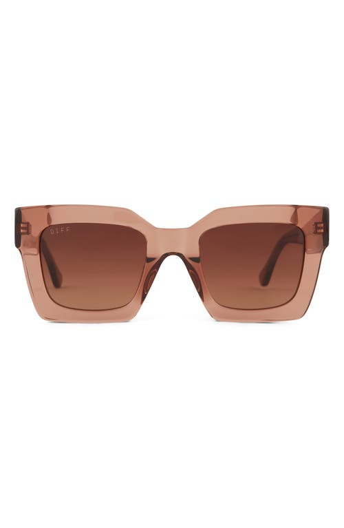 Dani 52mm Gradient Square Sunglasses in Brown Gradient