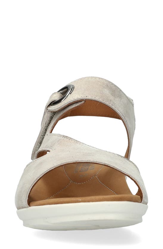 Mephisto Prissie Ankle Strap Sandal In Light Taupe