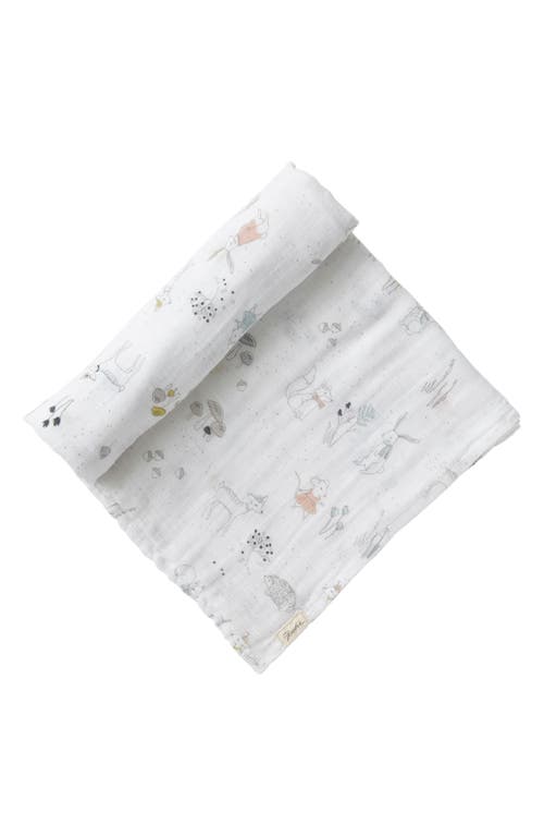 Pehr Celestial Organic Cotton Swaddle in Magical Forest at Nordstrom