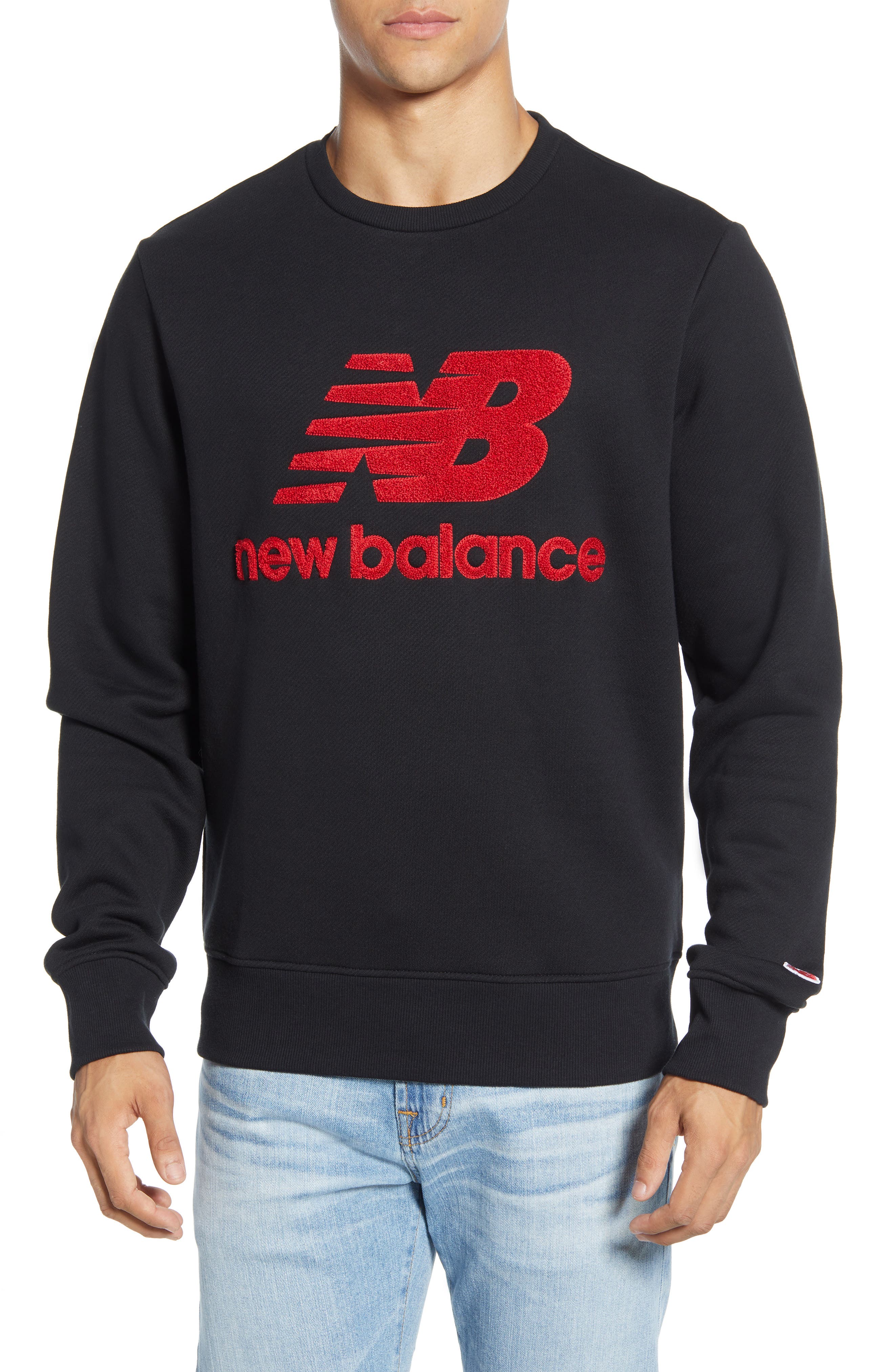 new balance black sweatshirt