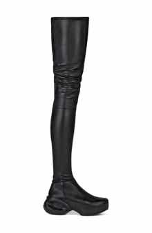 Givenchy Show Stretch Pointed Toe Over the Knee Platform Boot | Nordstrom