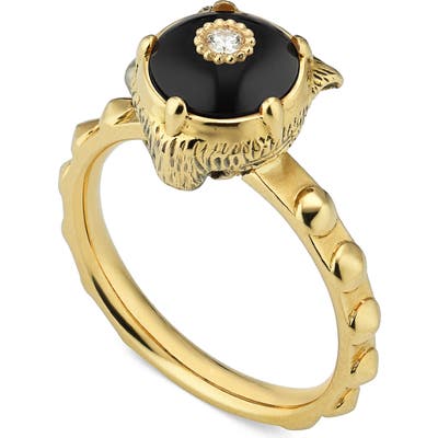Gucci Le Marche Des Merveilles Feline Head Ring