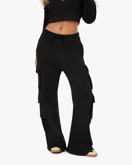Weworewhat Cargo Sweat Pant In Black