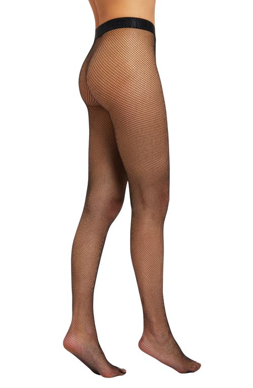 Wolford Twenties Fishnet Tights in Black at Nordstrom, Size Large