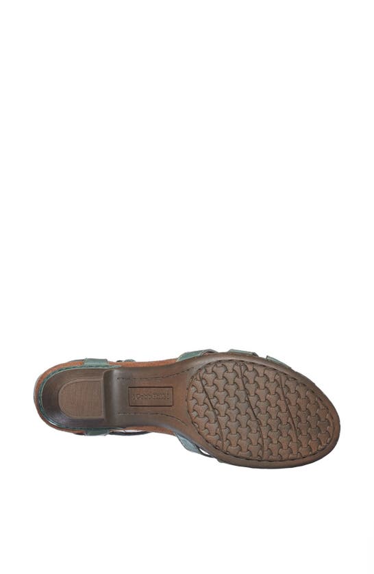 Shop Rockport Cobb Hill 'aubrey' Sandal In Teal