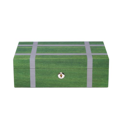 Rapport London Carnaby Watch And Accessory Box In Green