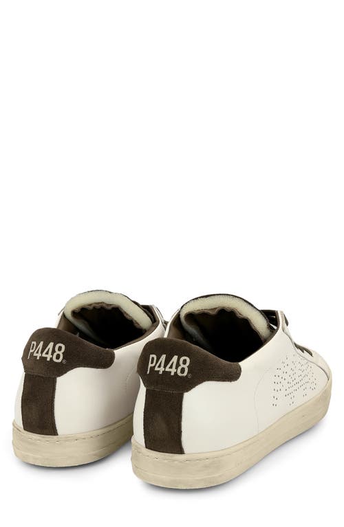 Shop P448 John Sneaker In Cream/oli
