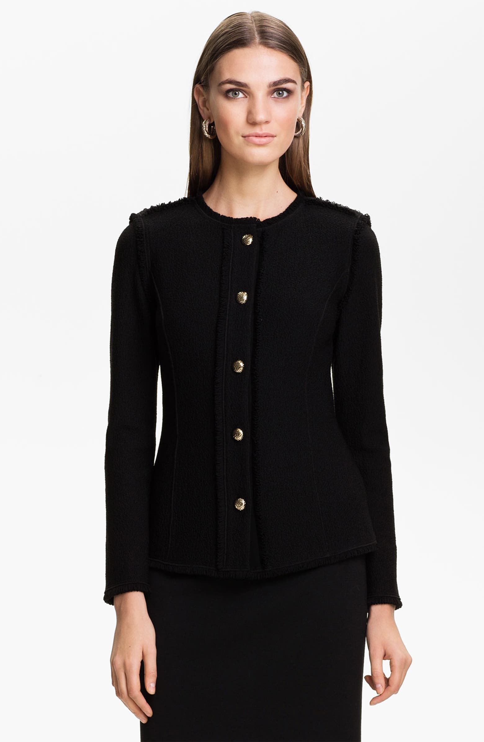 St. John Collection Bouclé Knit Jacket Nordstrom