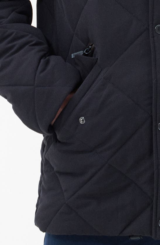 Barbour Winter Chelsea Quilted Jacket In Navy