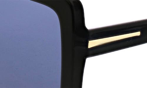 Bcbg 52mm Oversize Square Sunglasses In Black