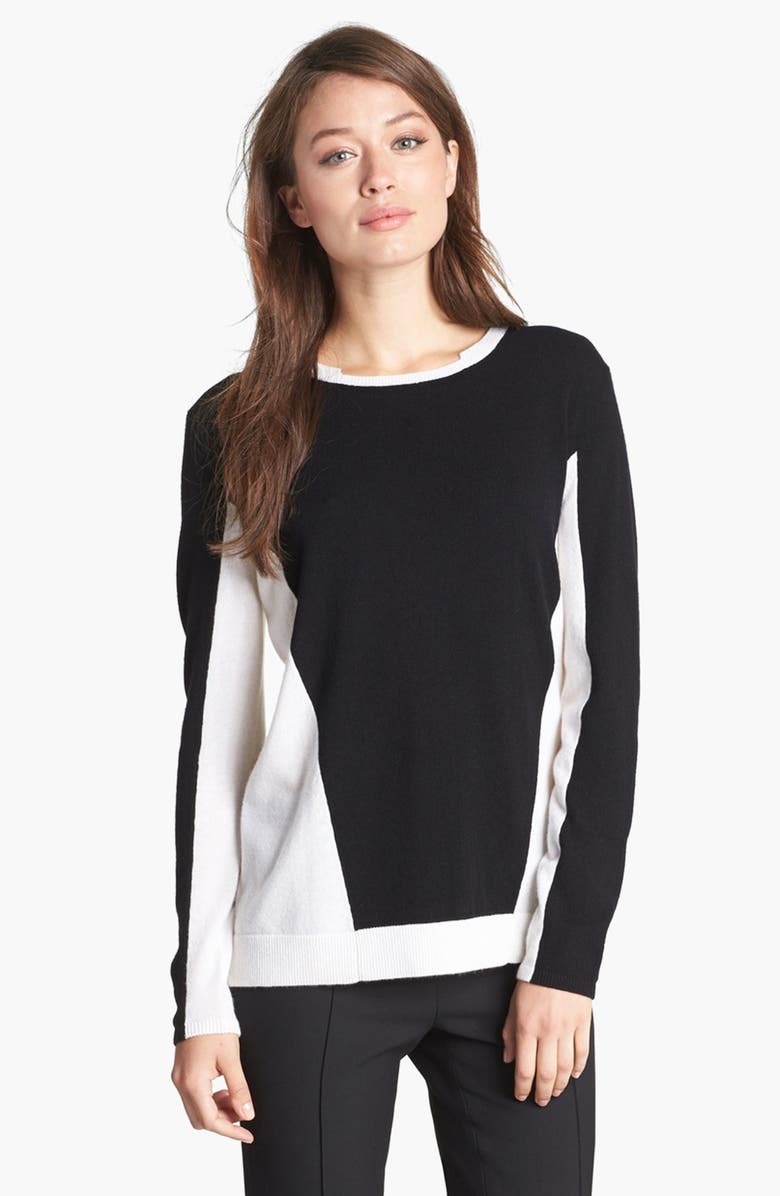 Nordstrom Collection Colorblock Cashmere Sweater | Nordstrom