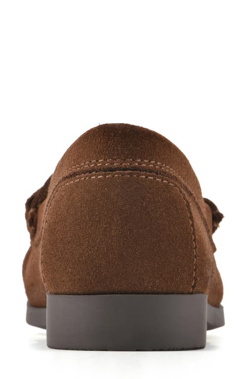 White Mountain Footwear Cashews Penny Loafer In Hazel/suede