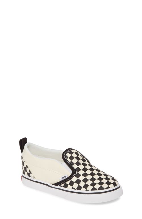 Vans Kids' Checkerboard Sneaker In Checkerboard Black/white