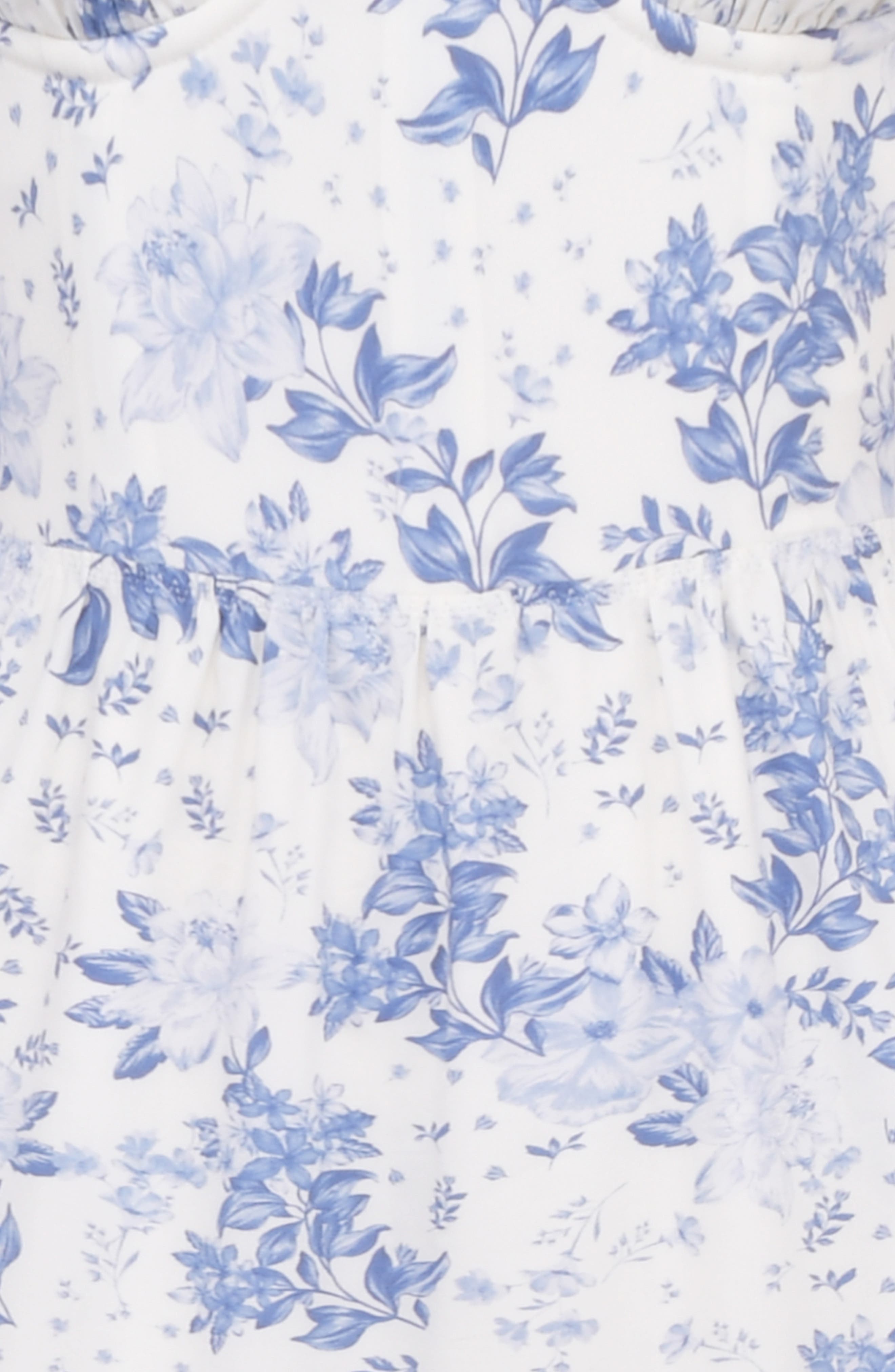 HOUSE OF CB Floral Stretch Cotton Blend Corset Sundress Nordstrom