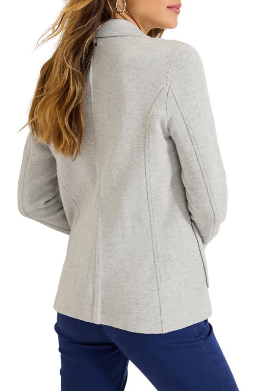 Tommy Bahama Aruba Stretch Cotton Knit Blazer In Summer Grey Hthr