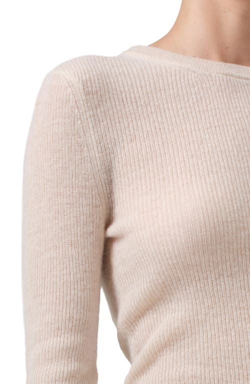 Shop Citizens Of Humanity Alessia Wool & Cashmere Blend Rib Top In Cream