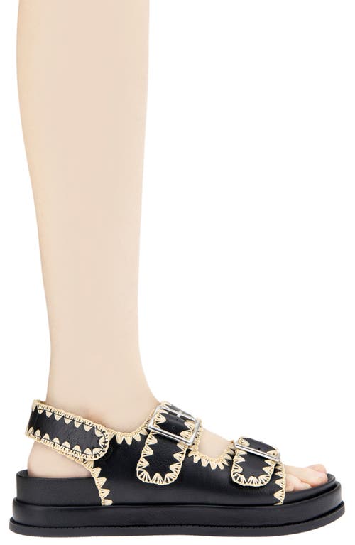 Bcbgeneration Beena Platform Sandal In Black