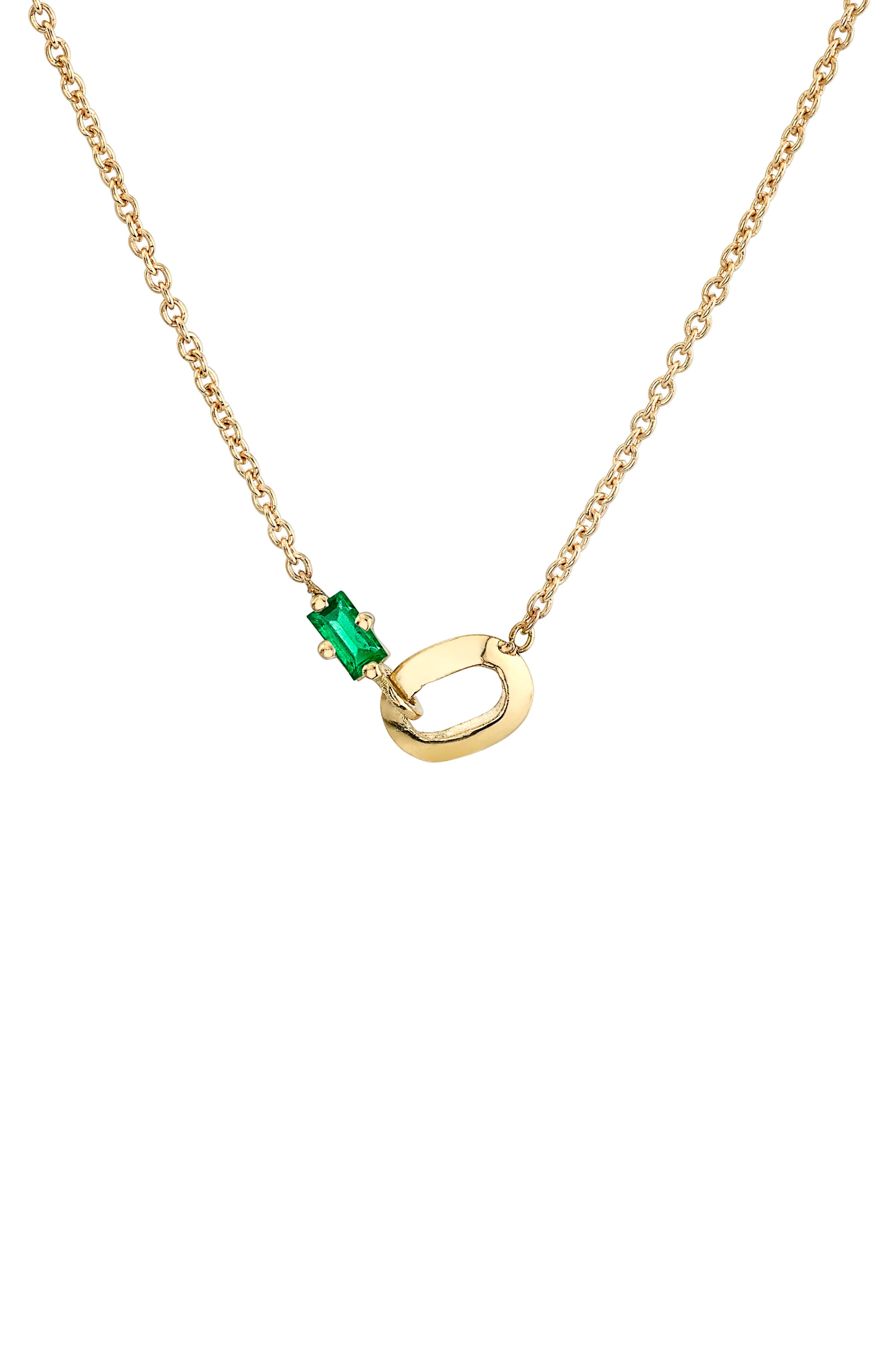 Emerald Pendant Necklace | Nordstrom
