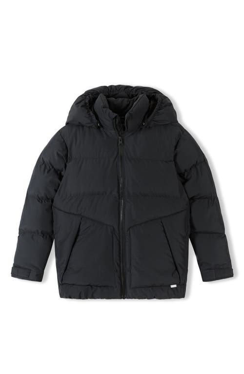 Reima Kids' Osteri Waterproof & Windproof Insulated Recycled Polyester Puffer Jacket in Black at Nordstrom, Size 4Y