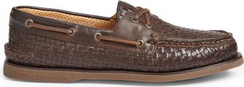 Sperry woven deals boat shoes