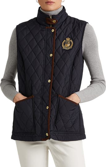 Ralph Lauren Women's Crest-Patch Quilted Jacket 3616858235906 #155