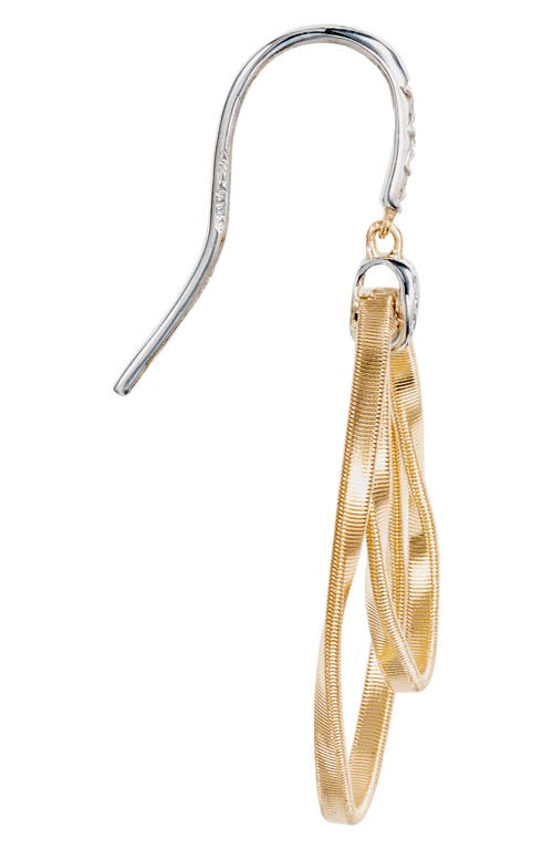 Marco Bicego Marrakech Onde Concentric Coil Drop Earrings In White Gold/yellow Gold
