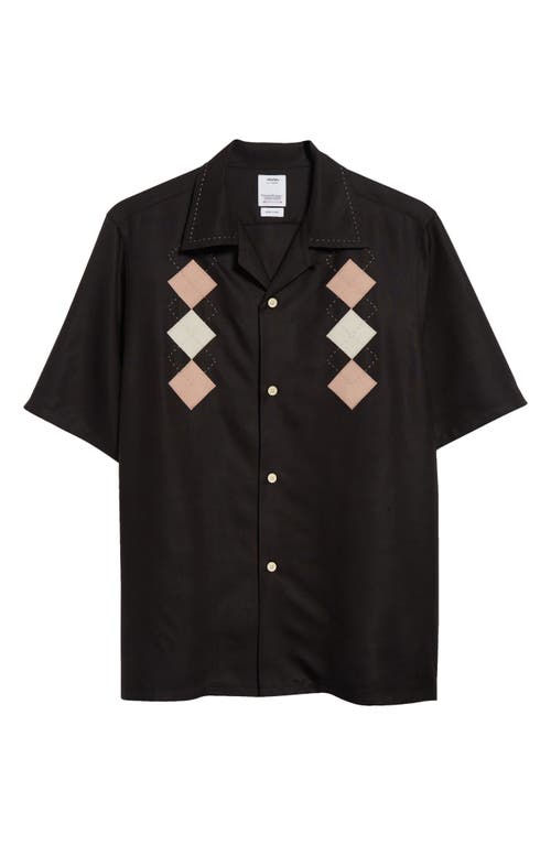 Shop Visvim Keesey Silk Camp Shirt In Black