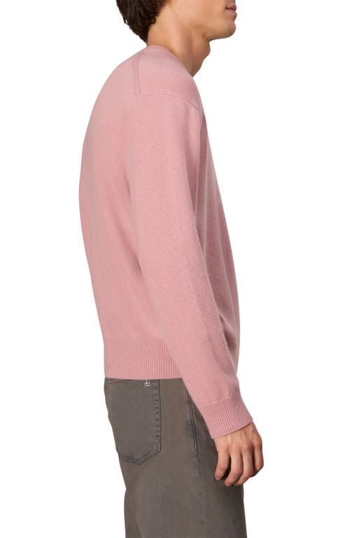 Rag & Bone Men's Downing Cashmere Sweater In Washedrose