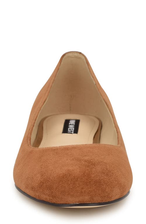 Shop Nine West Robbe Flat In Brown