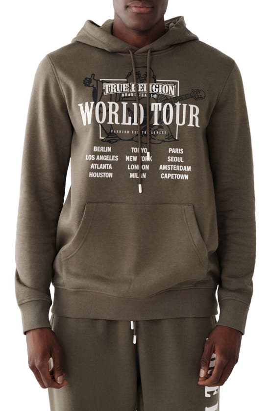 True Religion Brand Jeans World Tour Hoodie In Kalamata