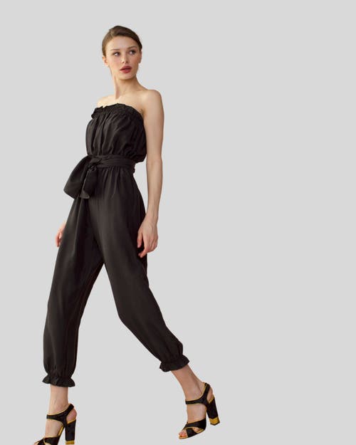 Shop Cynthia Rowley Cassis Jumpsuit In Black