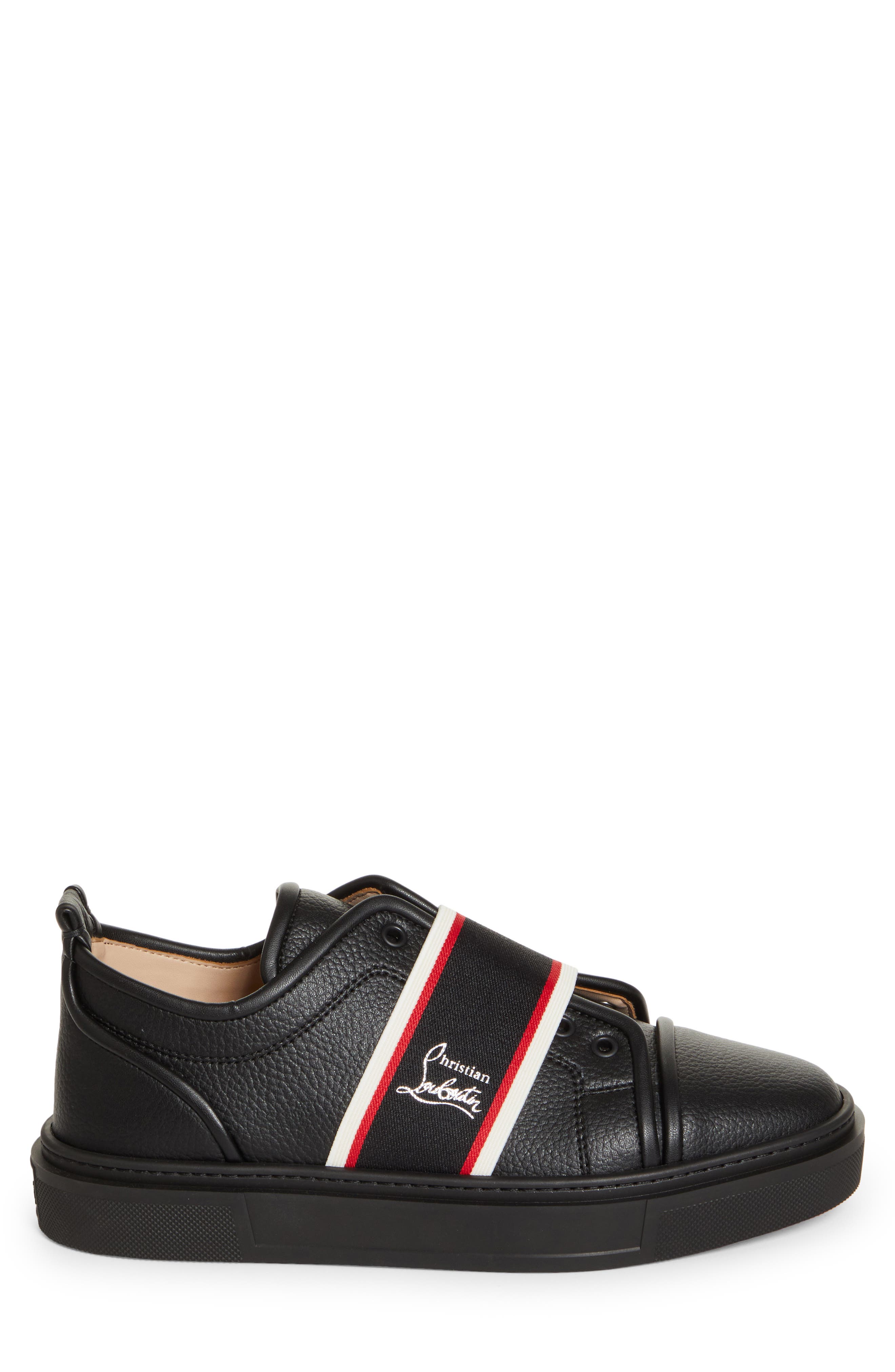 Christian Louboutin Adolescenza Slip-On Sneaker in Black